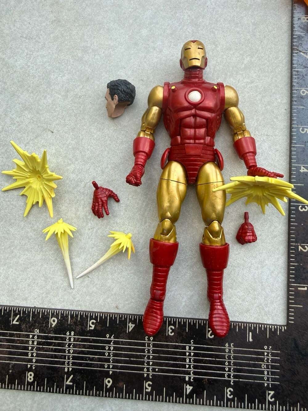 Marvel Legends 80th Anniversary Iron Man Action Figure with Accessories